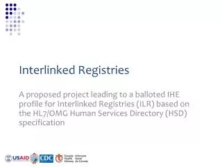 Interlinked Registries