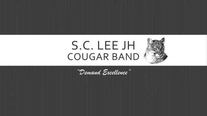 s c lee jh cougar band