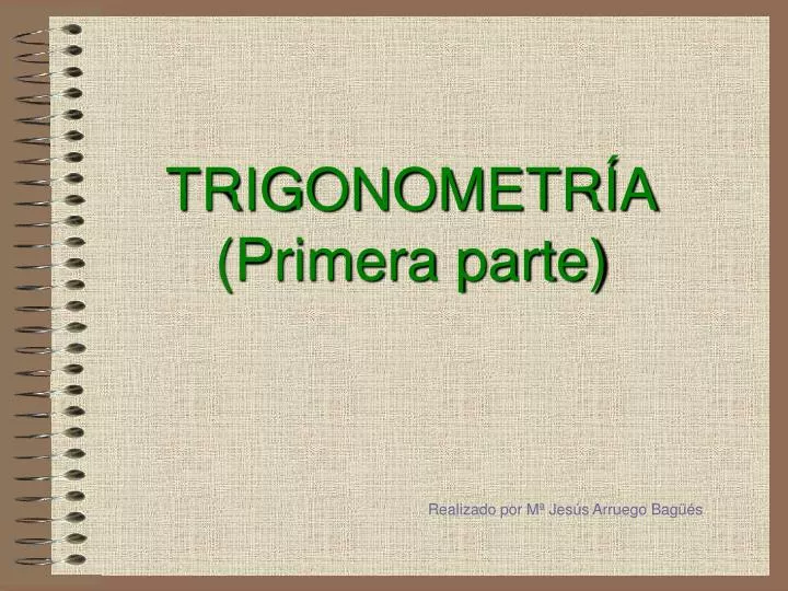 trigonometr a primera parte