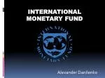 International Monetary Fund - slide 1