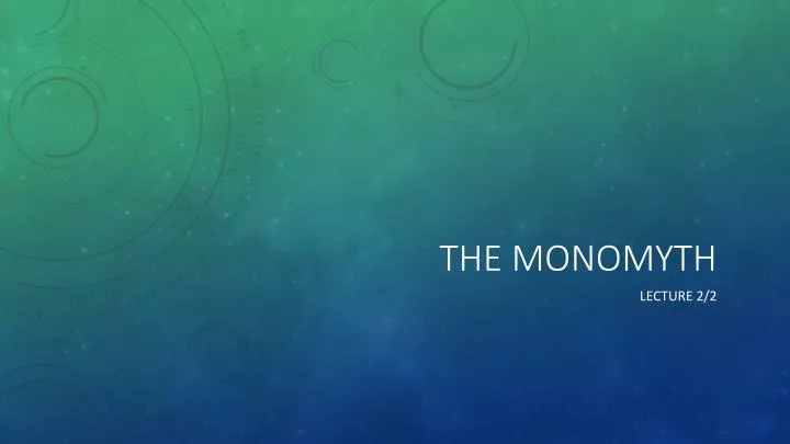 the monomyth