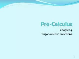 pre calculus