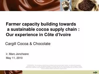 Cargill Cocoa &amp; Chocolate