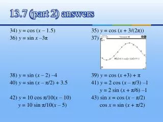 13.7 (part 2) answers