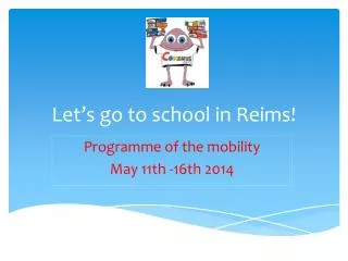 Let’s go to school in Reims!