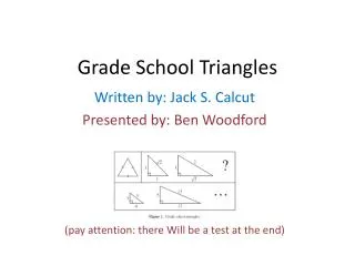 Grade School Triangles