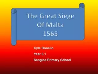The Great Siege Of Malta 1565