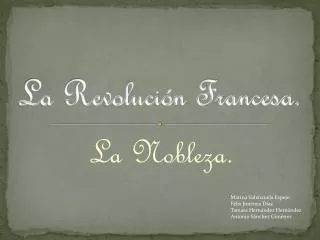 la revoluci n francesa