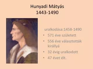 hunyadi m ty s 1443 1490