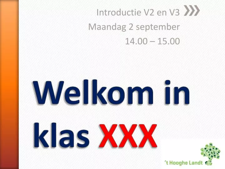 introductie v2 en v3 maandag 2 september 14 00 15 00