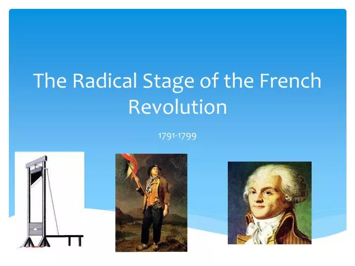 the radical stage of the french revolution