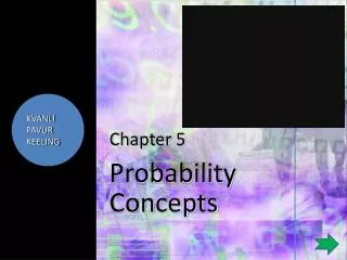 Chapter 5 Probability Concepts