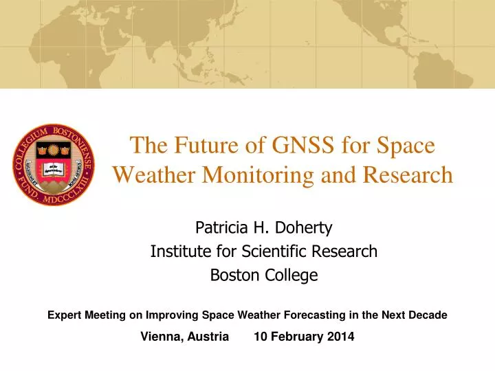 the future of gnss for space weather monitoring and research