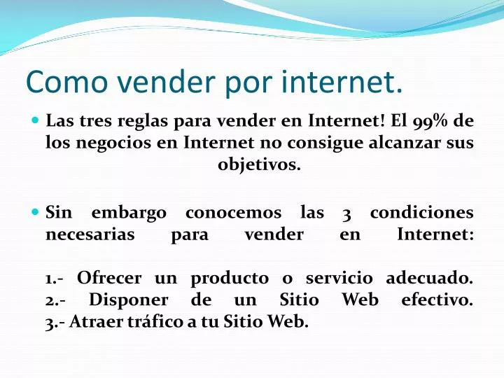 como vender por internet