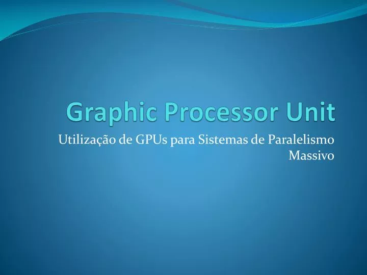 graphic processor unit