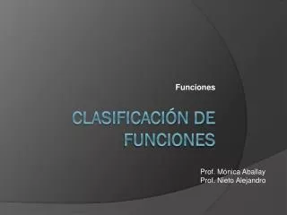 funciones