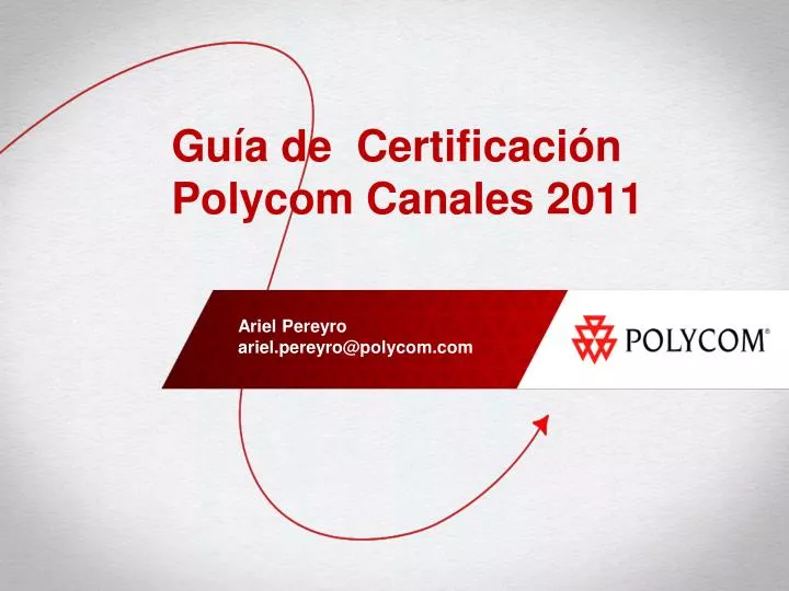 gu a de certificaci n polycom canales 2011
