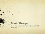 Music Therapy - slide 1