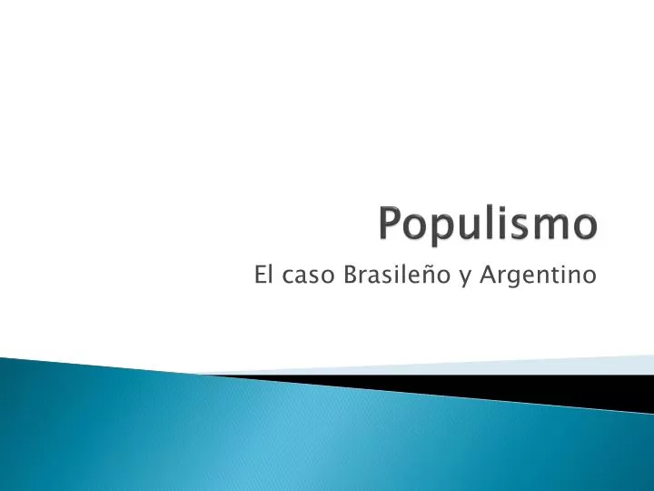 populismo