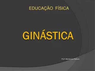 prof wanderson robson