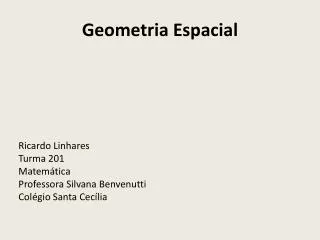 geometria espacial