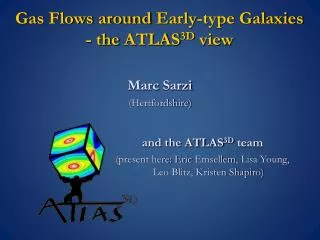 Gas Flows around Early-type Galaxies - the ATLAS 3D view