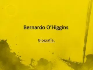 bernardo o higgins