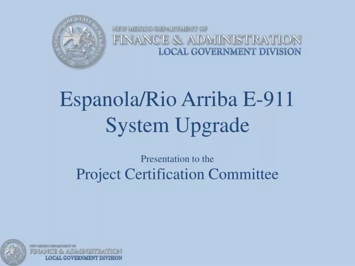 espanola rio arriba e 911 system upgrade