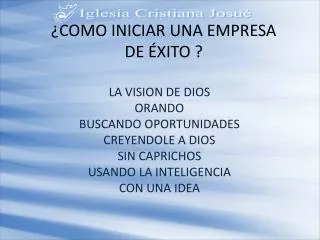 como iniciar una empresa de xito