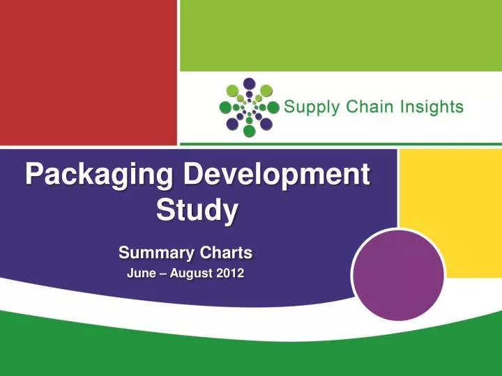 packaging development study