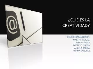 qu es la creatividad