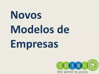 Novos Modelos de Empresas