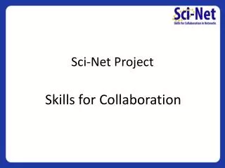 Sci -Net Project