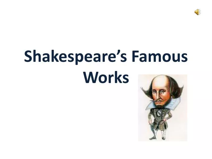 shakespeare s famous works