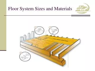 Floor System Sizes and Materials