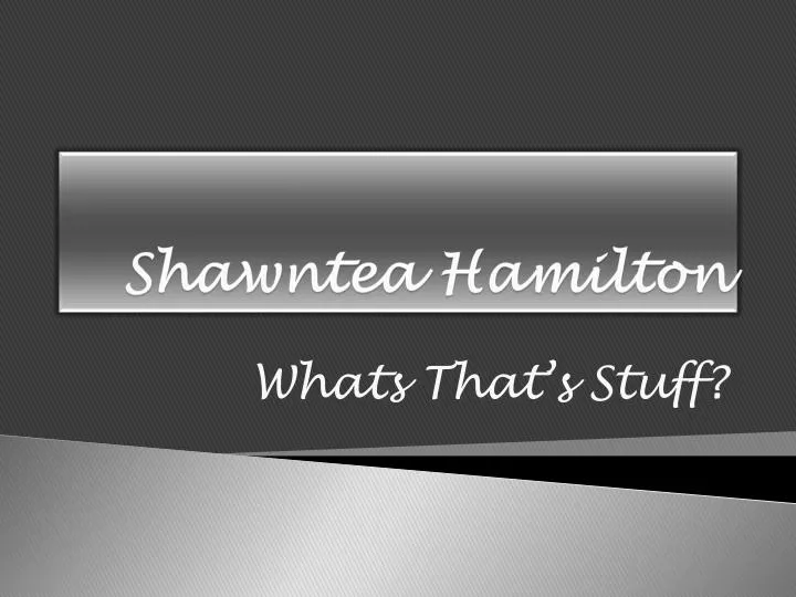 shawntea hamilton