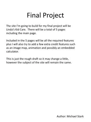 final project