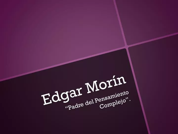 edgar mor n