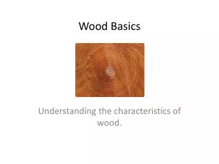 Wood Basics