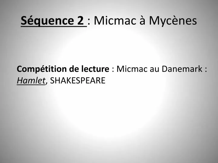 s quence 2 micmac myc nes