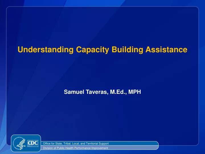 understanding capacity building assistance