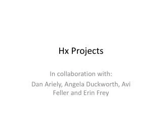 Hx Projects