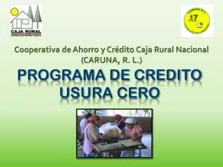 cooperativa de ahorro y cr dito caja rural nacional caruna r l