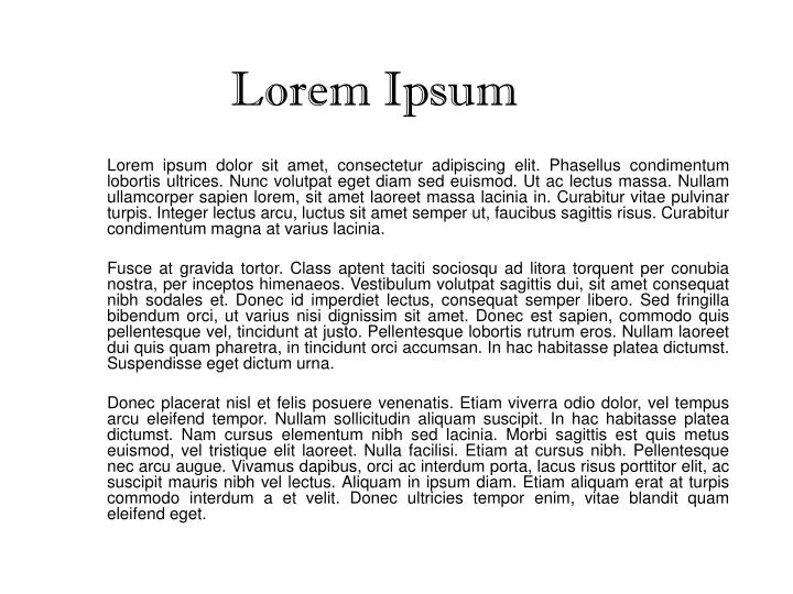 lorem ipsum