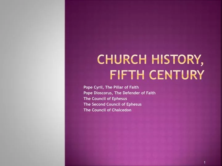 church history fifth century