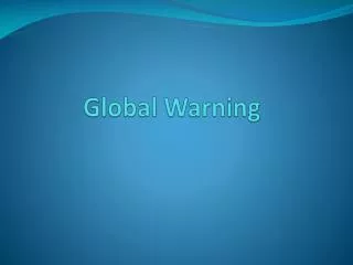 global warning
