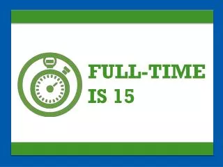 FULL-TIME IS 15