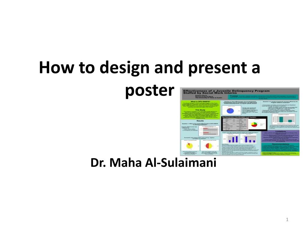 PPT - How to design and present a poster PowerPoint Presentation, free ...