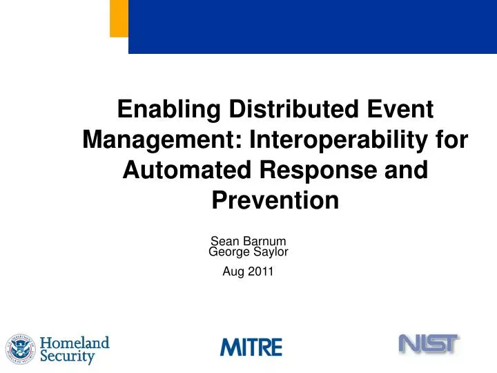 enabling distributed event management interoperability for automated response and prevention