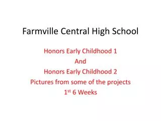 Farmville Central High School